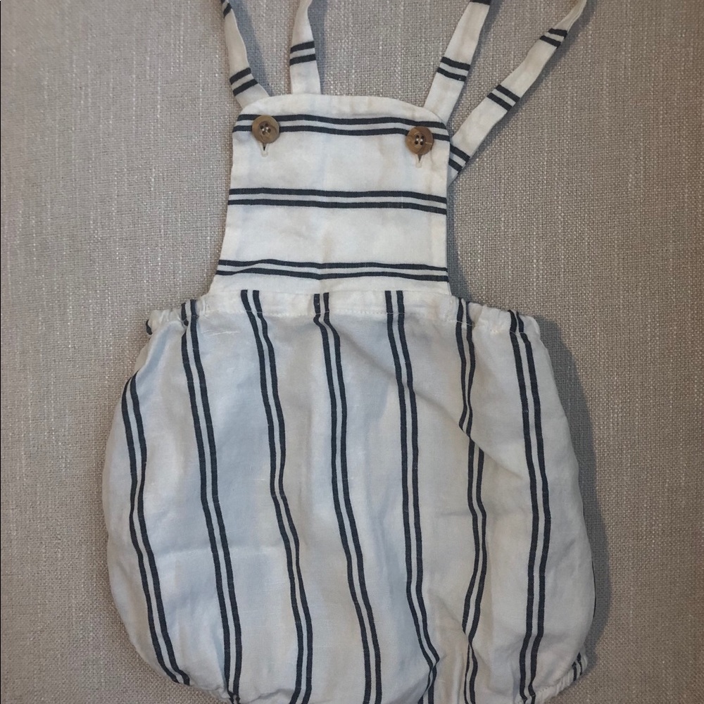 Búho Barcelona unisex striped romper